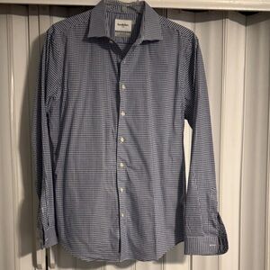 Navy Check Dress Shirt